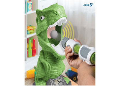 Discovery Kids T-Rex Hungry Feeding Game, Air Launcher Shooting Adventure