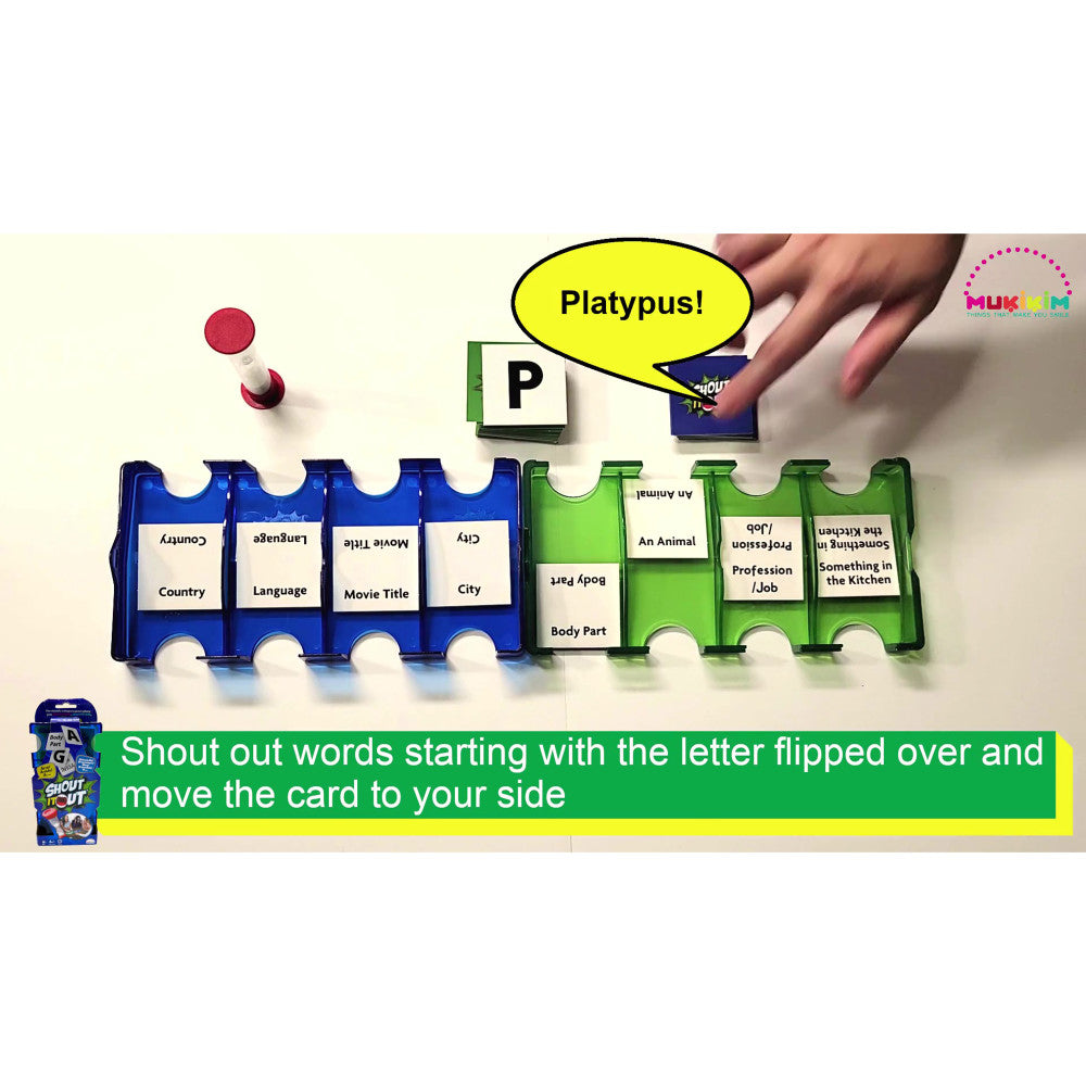 MukikiM: Shout It Out - Word Challenge Game, Ages 8+, 2 Players/Teams