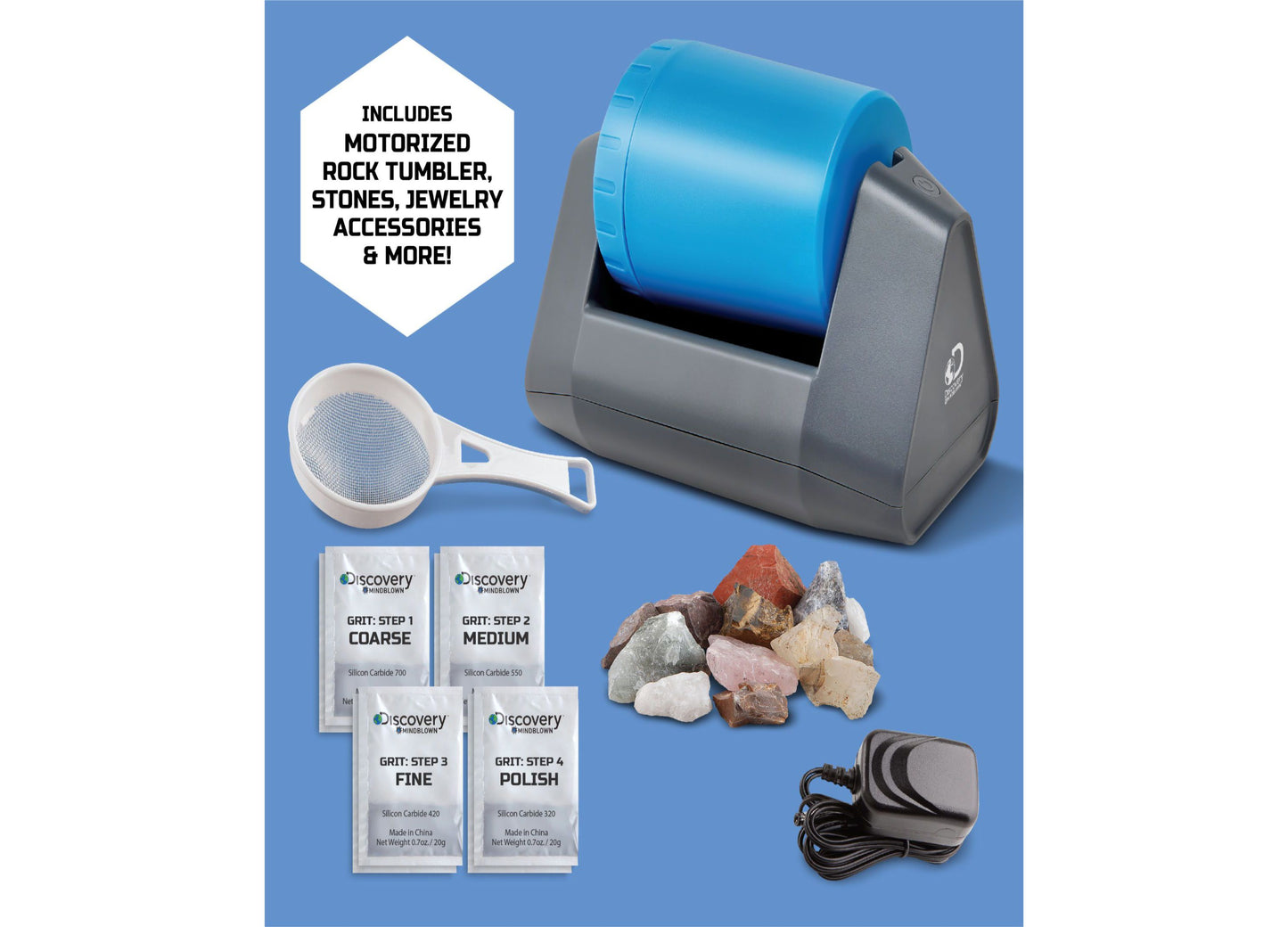 Discovery #MINDBLOWN Gemstone Polishing Science Kit
