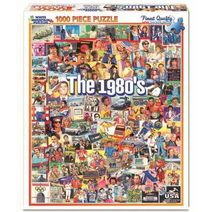 White Mountain 'The 1980s' Retro Jigsaw Puzzle - 1000 pc