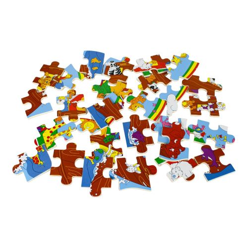 Go! Games Noah's Ark Themed Wooden Jigsaw Puzzle - 30 pc