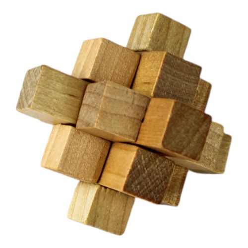 Wooden Pocket MindBenders Puzzles 6-Pack