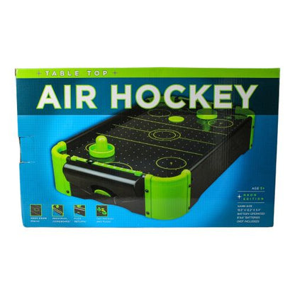 Funtime Gifts Neon Tabletop Air Hockey Game, 20 Inch