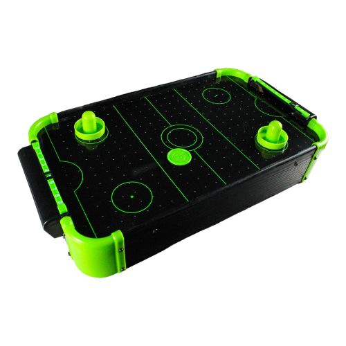 Funtime Gifts Neon Tabletop Air Hockey Game, 20 Inch