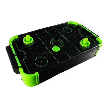 Funtime Gifts Neon Tabletop Air Hockey Game, 20 Inch
