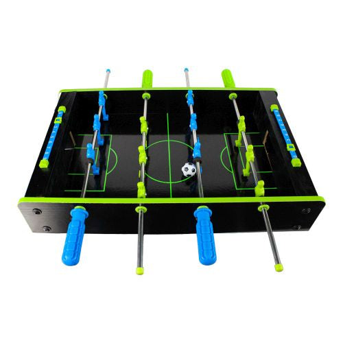 Neon Foosball Tabletop Game - Compact & Colorful Kickoff
