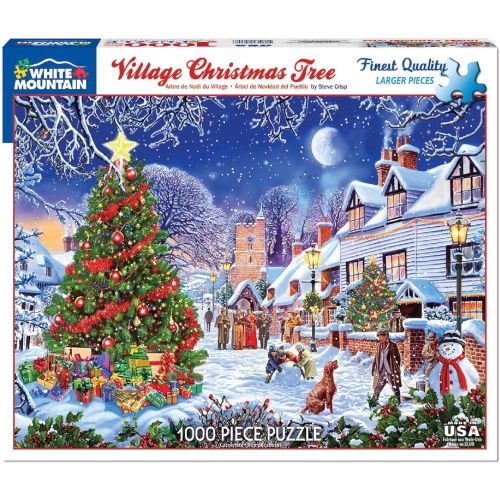 Village Christmas Tree 1000 Piece Puzzle