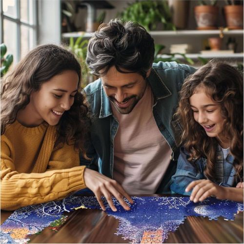 Village Christmas Tree 1000 Piece Puzzle