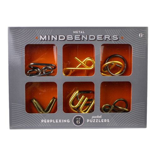 6 in 1 Metal Puzzler Set