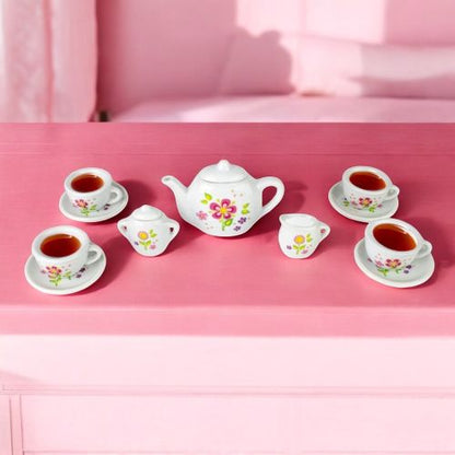 Flower Porcelain Tea Set 12 Piece