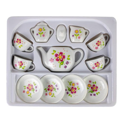Flower Porcelain Tea Set 12 Piece