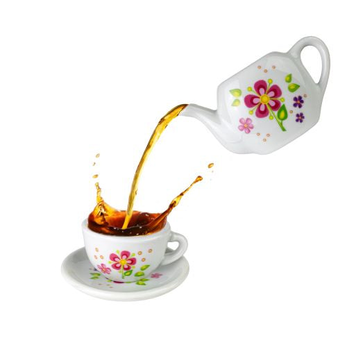 Flower Porcelain Tea Set 12 Piece