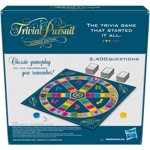 Trivial Pursuit Classic Edition Retro Board Game