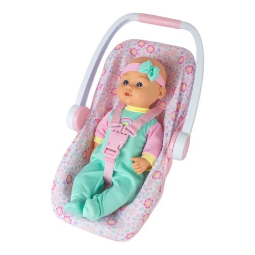Doll Baby on carrier Seat 16 Inch
