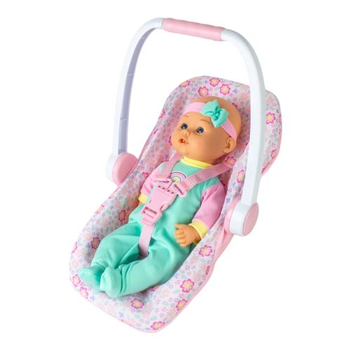 Doll Baby on carrier Seat 16 Inch