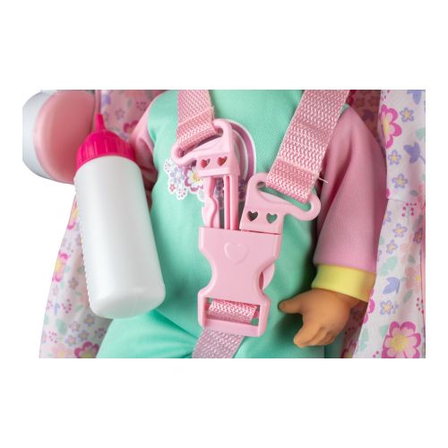Doll Baby on carrier Seat 16 Inch