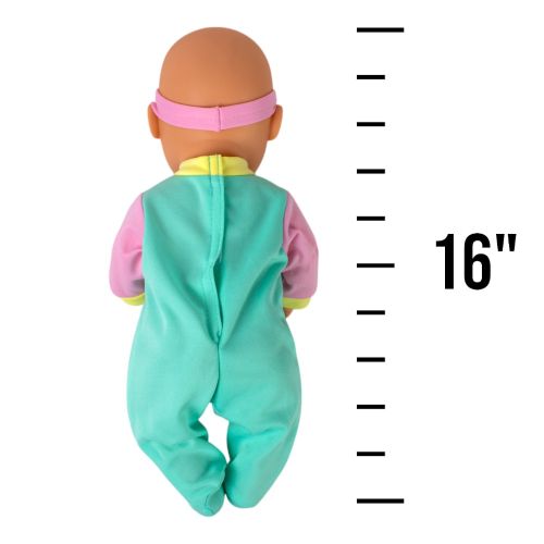Doll Baby on carrier Seat 16 Inch