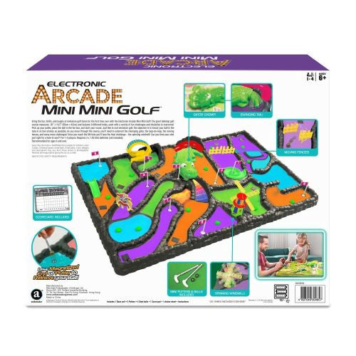 Neon Series Electronic Arcade Mini Golf Game Set