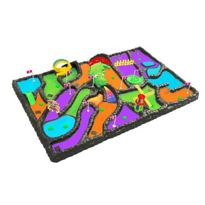 Neon Series Electronic Arcade Mini Golf Game Set