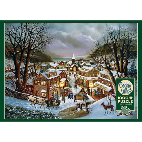 Cobble Hill I Remember Christmas Winter Scene Jigsaw Puzzle - 1000 pc