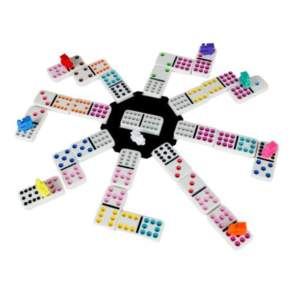 Mexican Train Dominoes in Tin Box