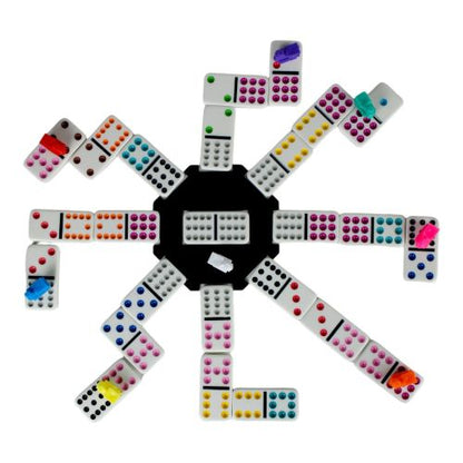 Mexican Train Dominoes in Tin Box