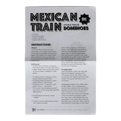 Mexican Train Dominoes in Tin Box
