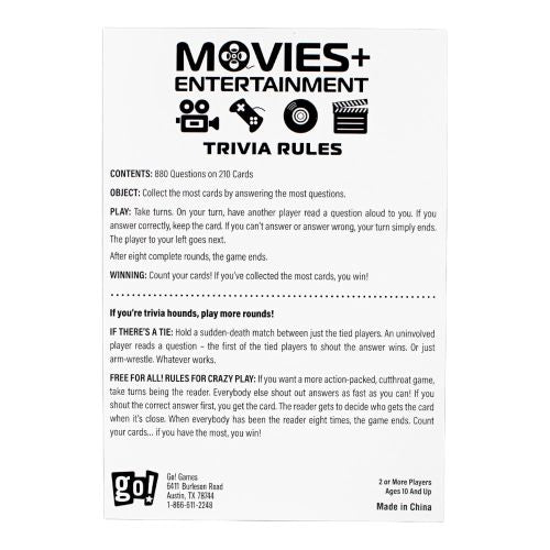 Ultimate Cinema & TV Showdown Trivia Game