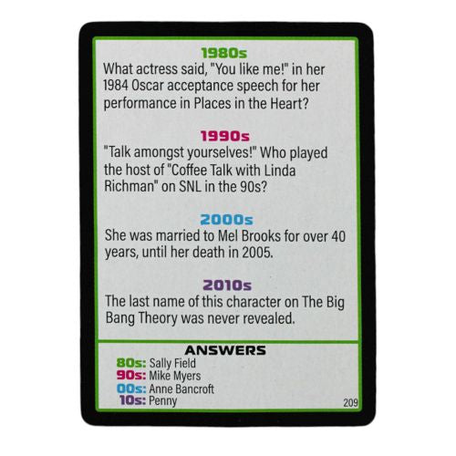 Decades of Trivia Game - Nostalgic Pop Culture Quiz