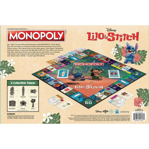 Disney Lilo & Stitch Monopoly Board Game