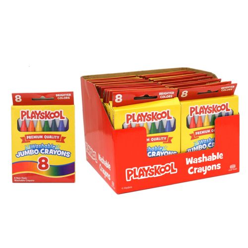 Playskool Jumbo Premium Washable 8 Count