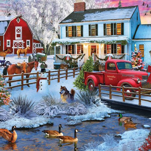 Christmas On The Farm 1000pc Puzzle