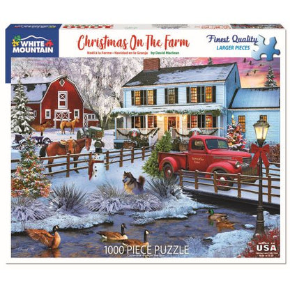 Christmas On The Farm 1000pc Puzzle