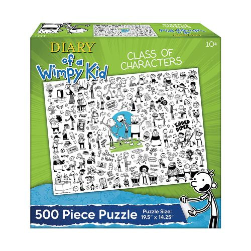Diary of a Wimpy Kid Class Characters 500 Piece pu