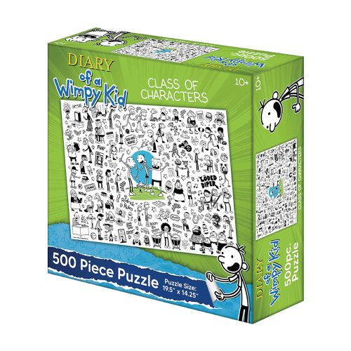 Diary of a Wimpy Kid Class Characters 500 Piece pu