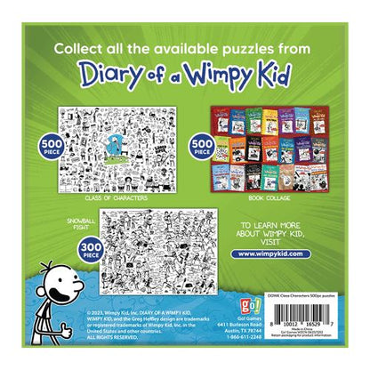 Diary of a Wimpy Kid Class Characters 500 Piece pu