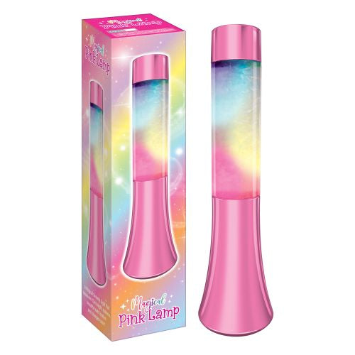Enchanting Magical Pink Lamp with Multicolor Light Show