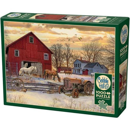 Winter on the Farm 1000pc Puzzle