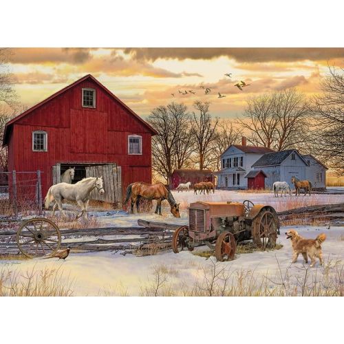 Winter on the Farm 1000pc Puzzle