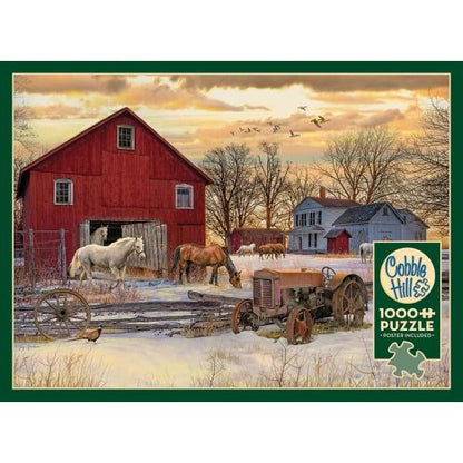 Winter on the Farm 1000pc Puzzle