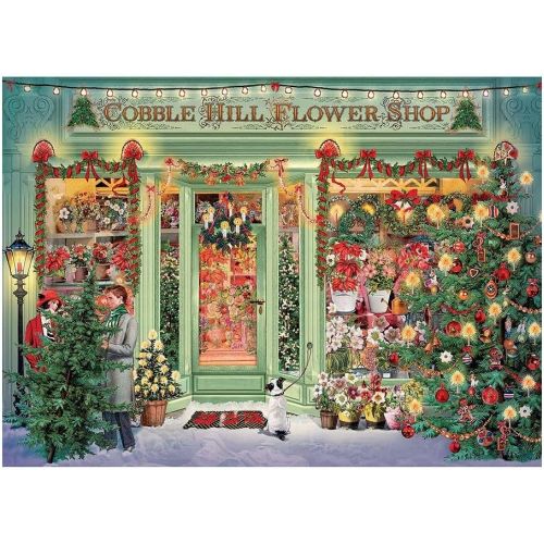 Christmas Flower Shop 1000pc Puzzle