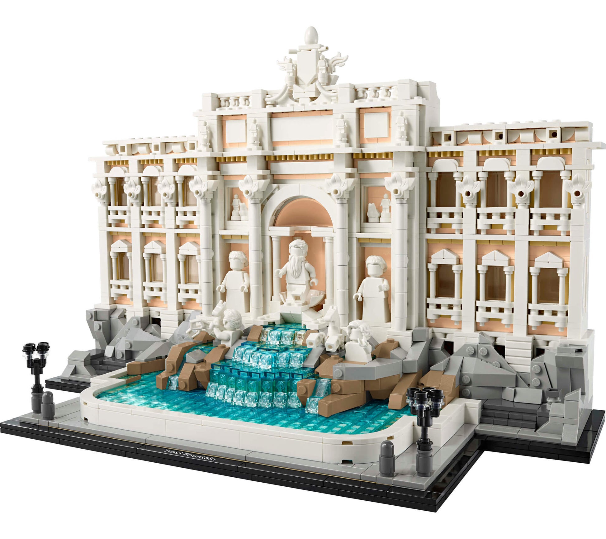 LEGO® Architecture Trevi Fountain Model, Italian Landmark Rome Memorabilia 21062