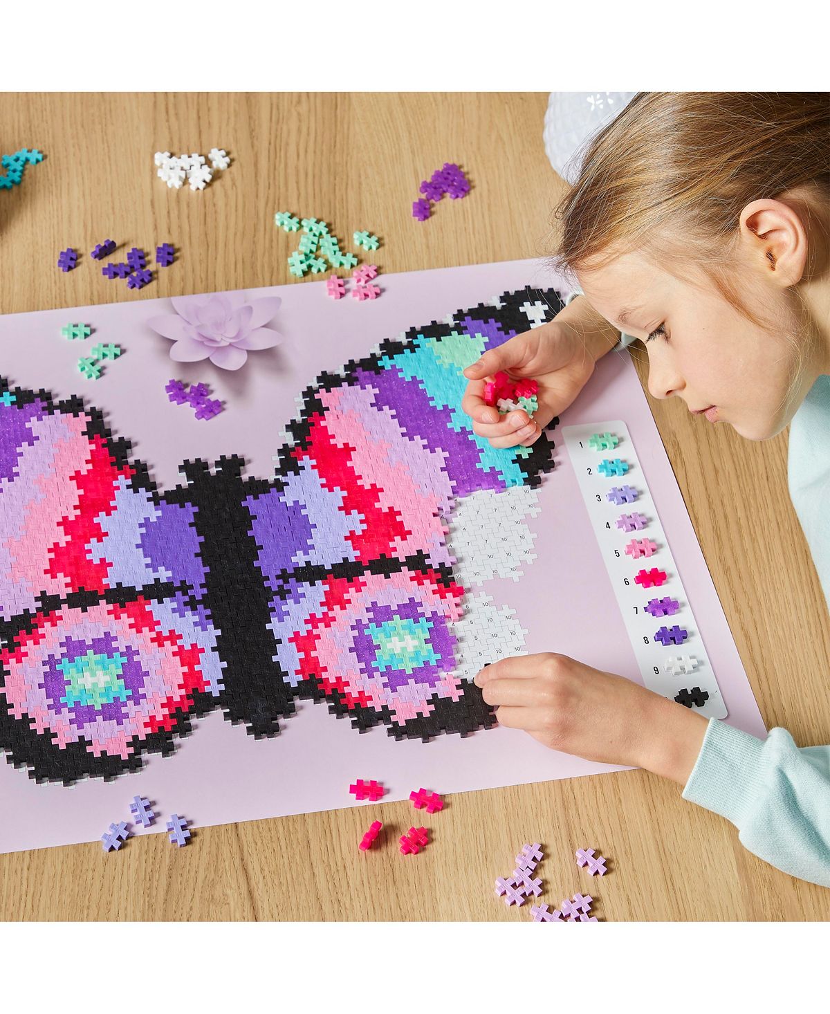 Plus-Plus Puzzle By Number Butterfly Jigsaw - 800 pc