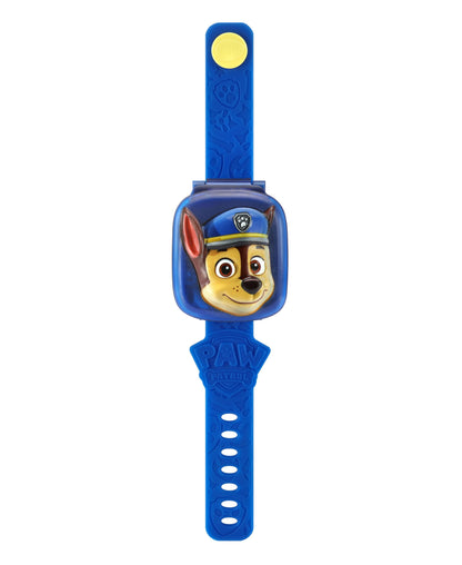 VTech PAW Patrol Chase Learning Pup Watch in blue with yellow moon and Chase character face