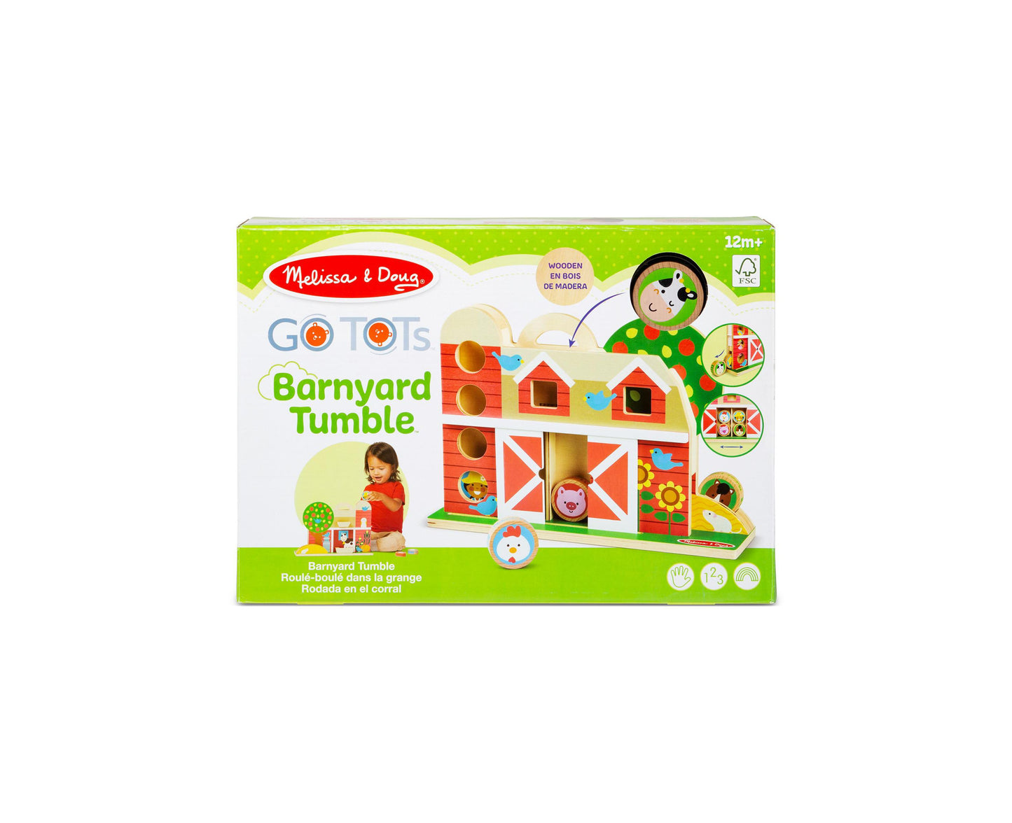Melissa & Doug GO TOTs Barnyard Tumble ‚Äì Interactive Farm Play Set