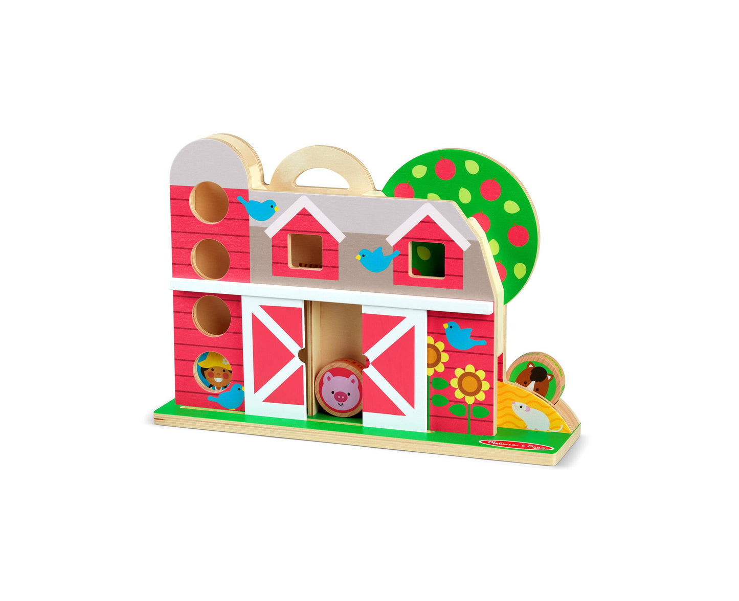 Melissa & Doug GO TOTs Barnyard Tumble ‚Äì Interactive Farm Play Set