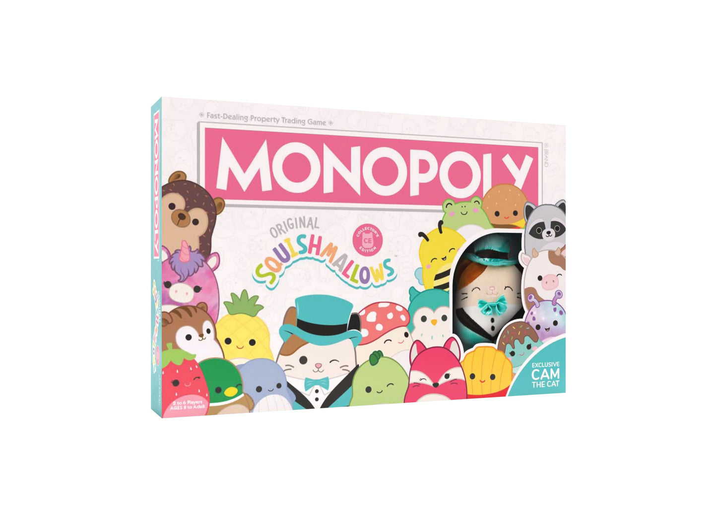 USAopoly Monopoly Original Squishmallows Collector's Edition Board Game