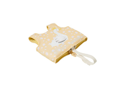 Sunnylife Kids Swim Vest for Ages 2-3 in yellow with white polka dots and white swan design