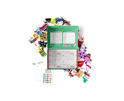 Kids Crafts 2024 Countdown Christmas Advent Calendar - 25 DIY Ornament Kits