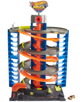 Hot Wheels City Mega 4-Level Garage Playset with 60+ Car Storage
